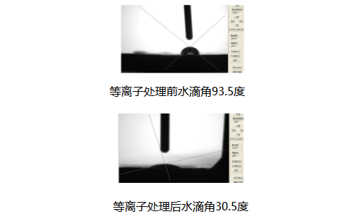 汽车天窗PP塑胶件样品经蜜桃网站在线观看设备处理前后对比-蜜桃精品成人影片蜜桃网站在线观看机